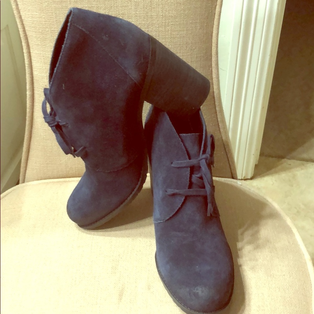 Lace up ankle booties